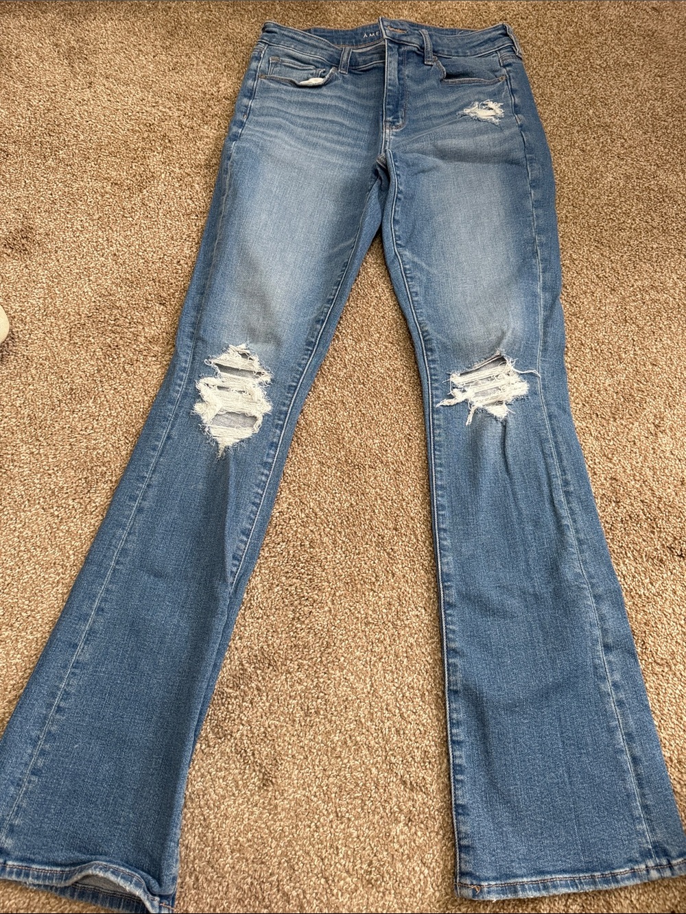 American eagle high rise skinny kick jeans